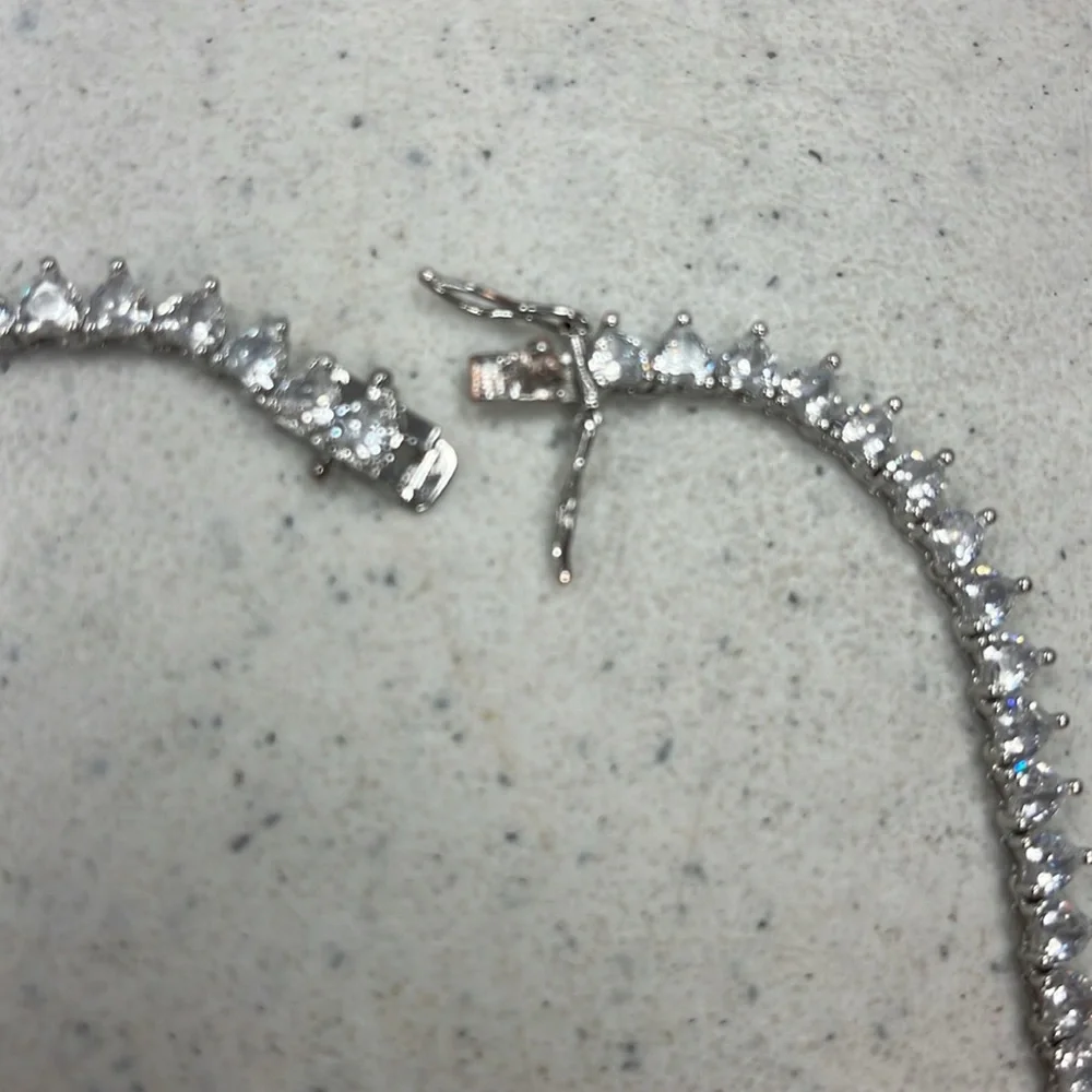 Heart shaped necklace 18”